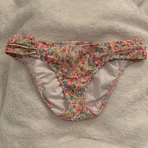 Victoria’s Secret Knockout funfetti multicolored bikini bottoms